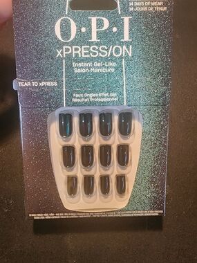 OPI xPRESS/ON Glossy Green Instant Gel-Like Press-On Nails
